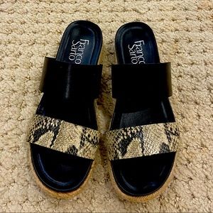 3/$12 Franco Sarto Adorable Slip On Sandals